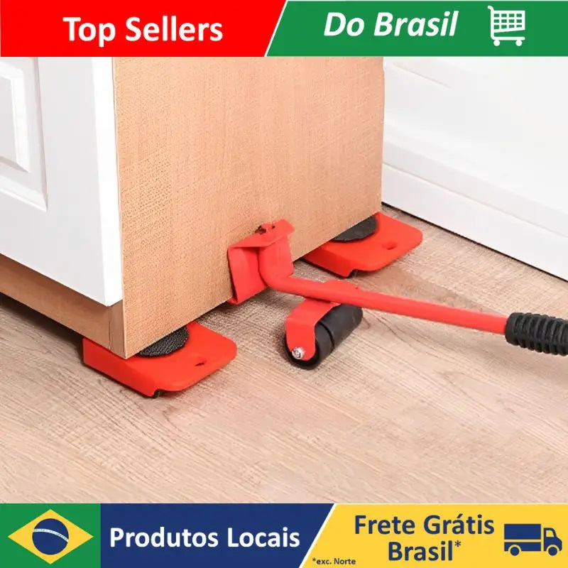 DAFUSHOP Lift & Move – Suporte Inteligente para Móveis Pesados