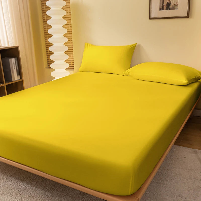 Folha de Cama Matte Solid Color - Capa para Quarto, Cama sem Fronhas