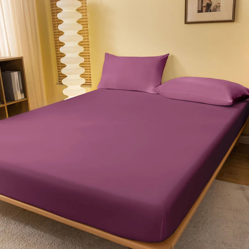 Folha de Cama Matte Solid Color - Capa para Quarto, Cama sem Fronhas