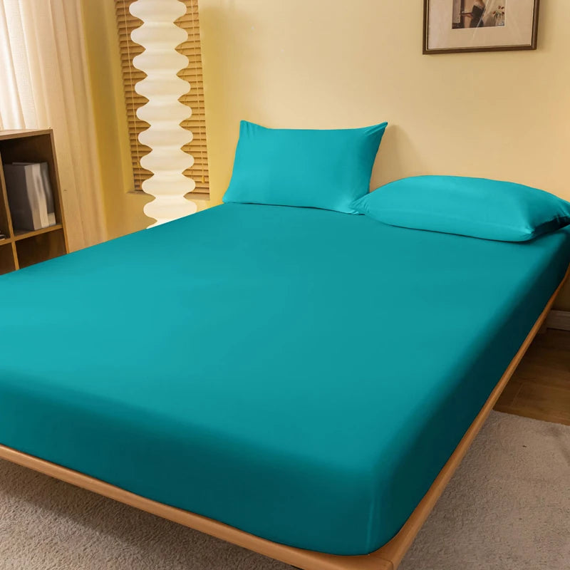 Folha de Cama Matte Solid Color - Capa para Quarto, Cama sem Fronhas