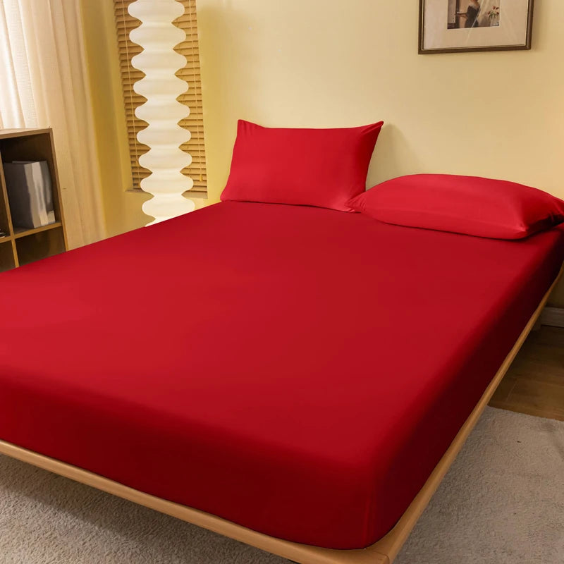 Folha de Cama Matte Solid Color - Capa para Quarto, Cama sem Fronhas