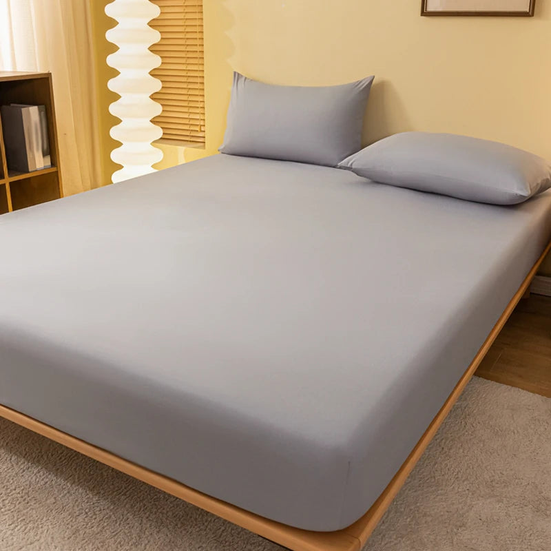 Folha de Cama Matte Solid Color - Capa para Quarto, Cama sem Fronhas