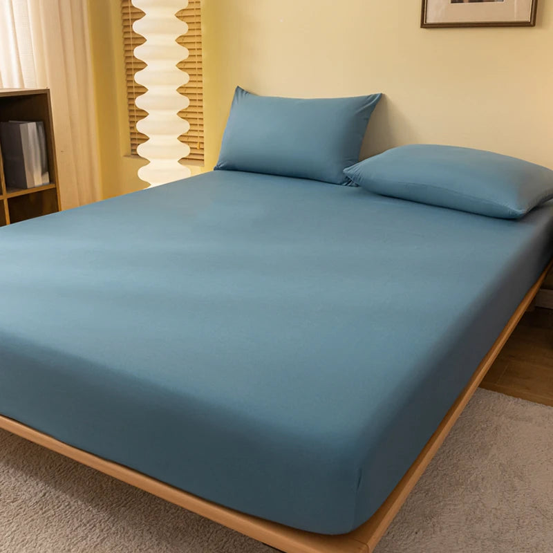 Folha de Cama Matte Solid Color - Capa para Quarto, Cama sem Fronhas