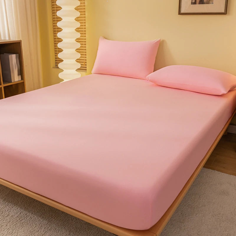 Folha de Cama Matte Solid Color - Capa para Quarto, Cama sem Fronhas