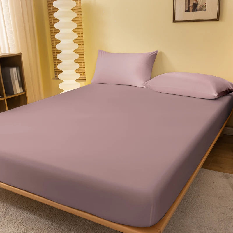 Folha de Cama Matte Solid Color - Capa para Quarto, Cama sem Fronhas