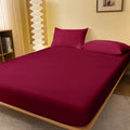 Folha de Cama Matte Solid Color - Capa para Quarto, Cama sem Fronhas